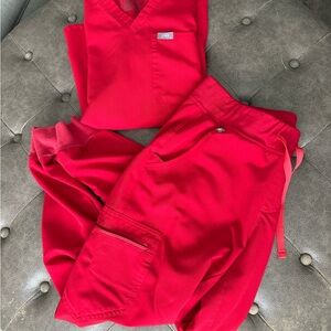 Figs Women's Winning Red Jogger Pants